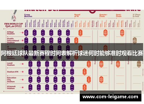 阿根廷球队最新赛程时间表解析球迷何时能够准时观看比赛